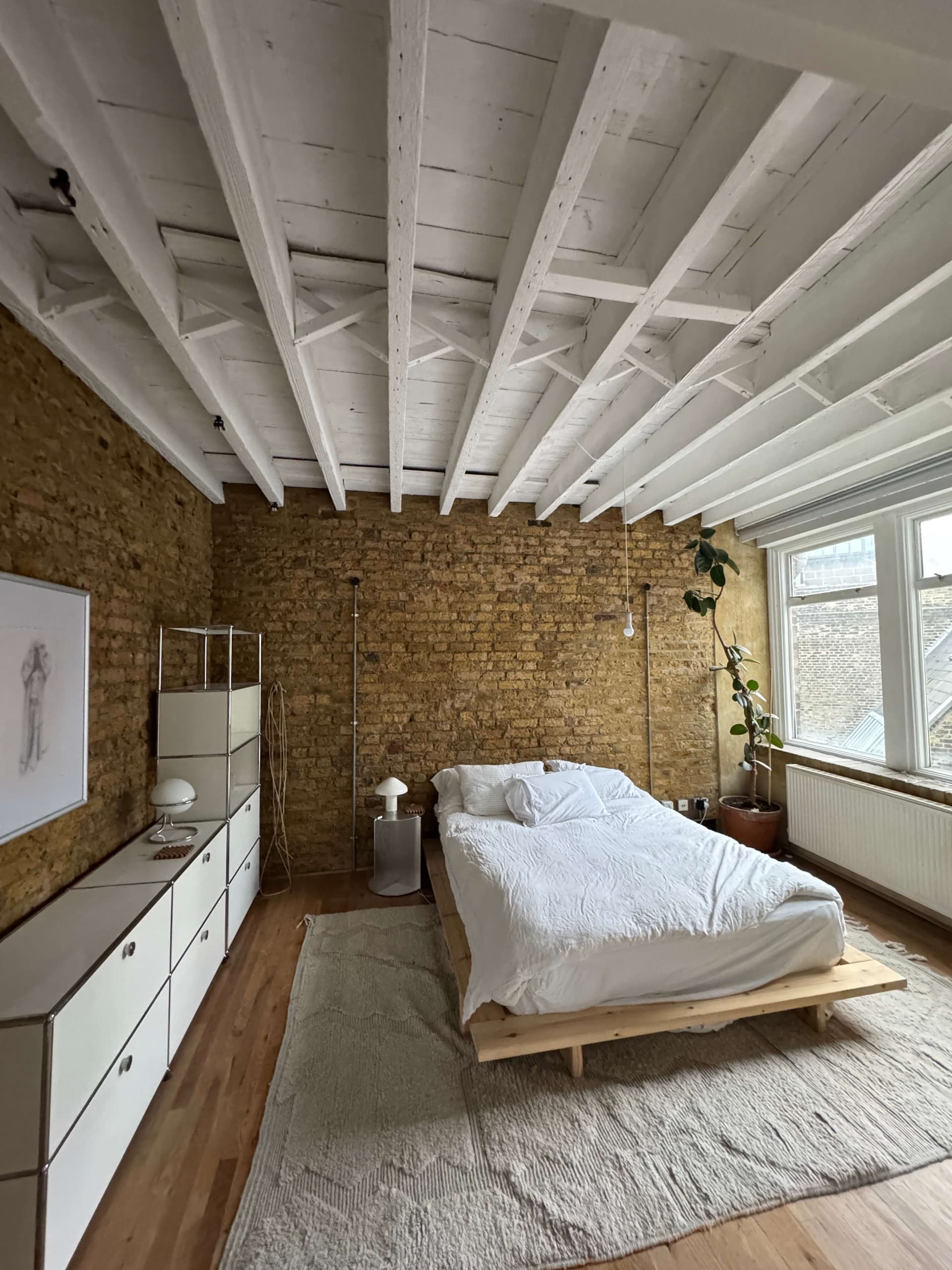 Finished ceiling painting work